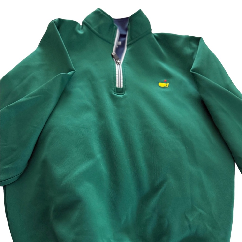 Boys Masters Green Quarter-Zip Pullover